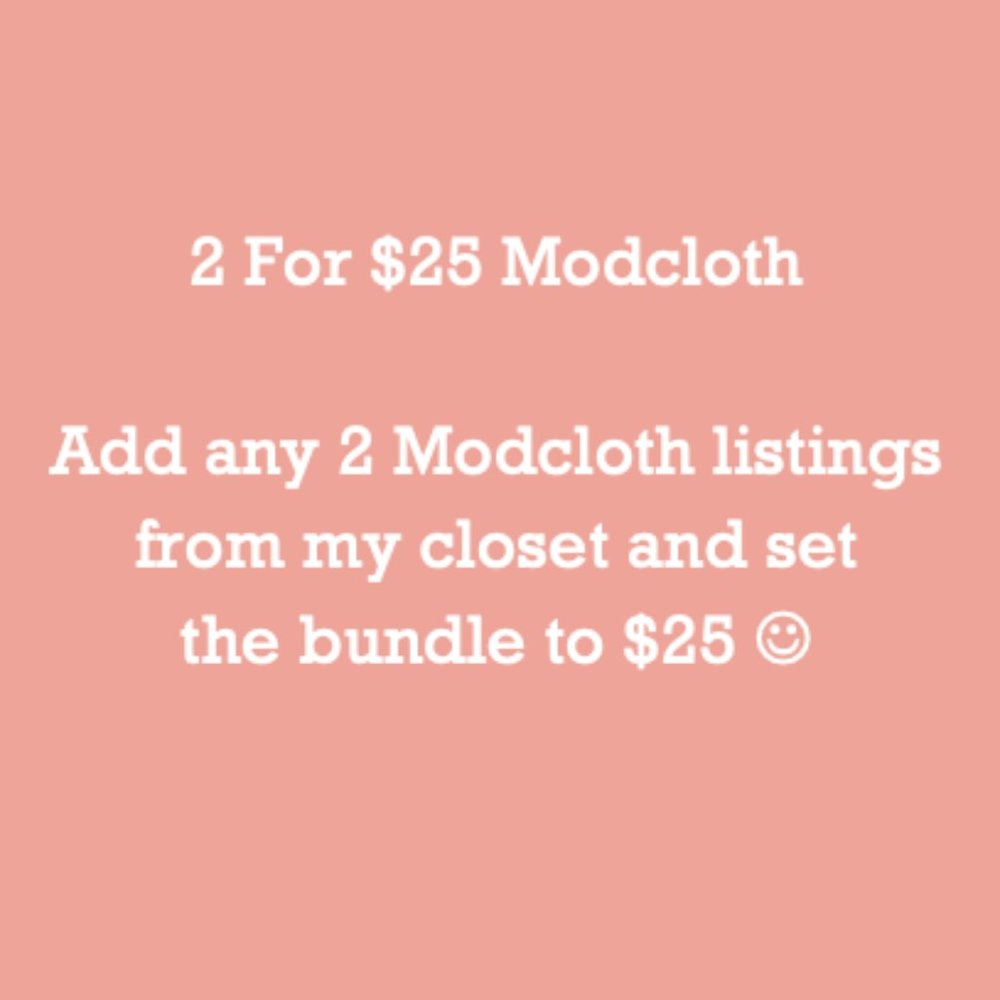 Modcloth Bundle Offer